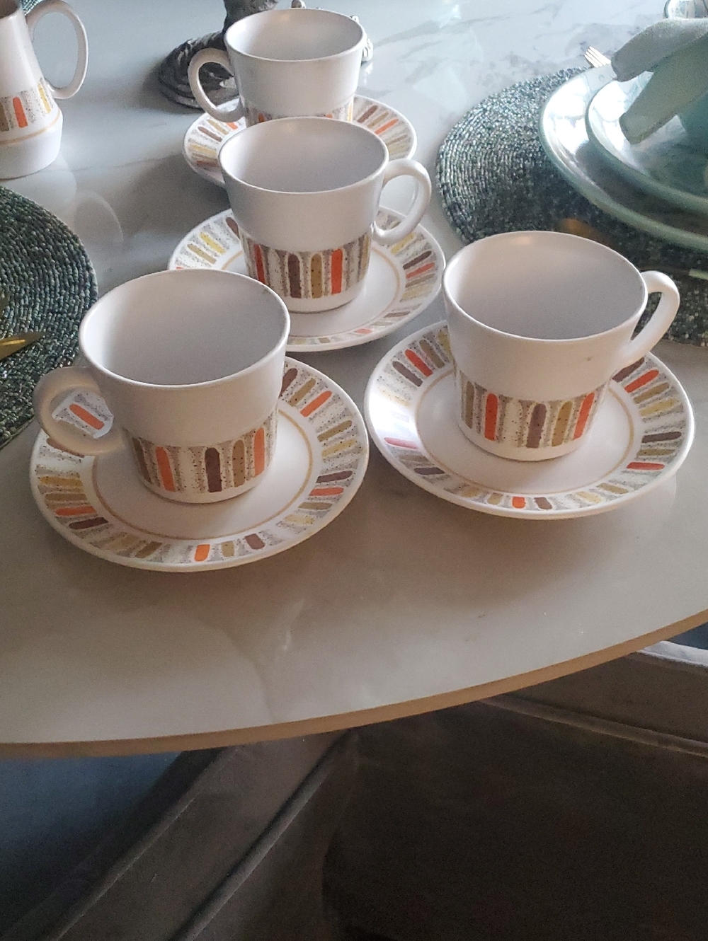 4x Noritake Mardi gras